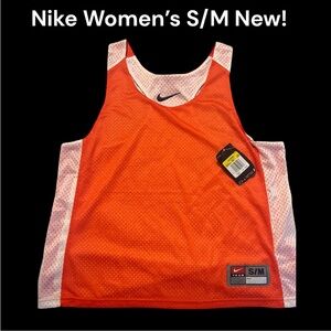 Nike Team Women’s S/M Mesh Racerback Reversible Tank / Pinnie / LaCrosse - New!